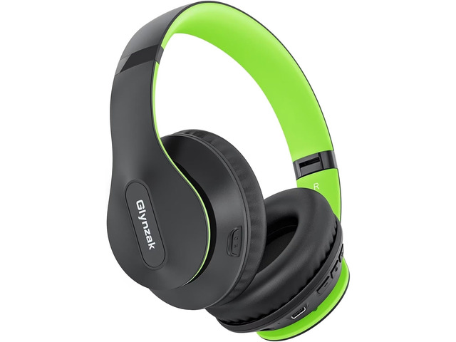 Wireless Bluetooth Headphones Over Ear V6.0 HiFi Stereo with Mic 65H Playtime 6EQ Modes Foldable Bluetooth Headset with Microphone for Travel...