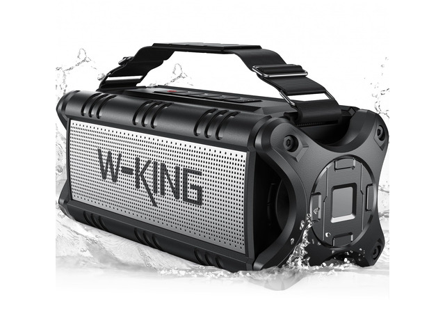 Bluetooth Speaker 90W Max, IPX6 Waterproof Portable Outdoor Speaker 50W Deep Bass Subwoofer/40H/EQ/Dual Pairing/TF/AUX, Large Boombox Wireless...