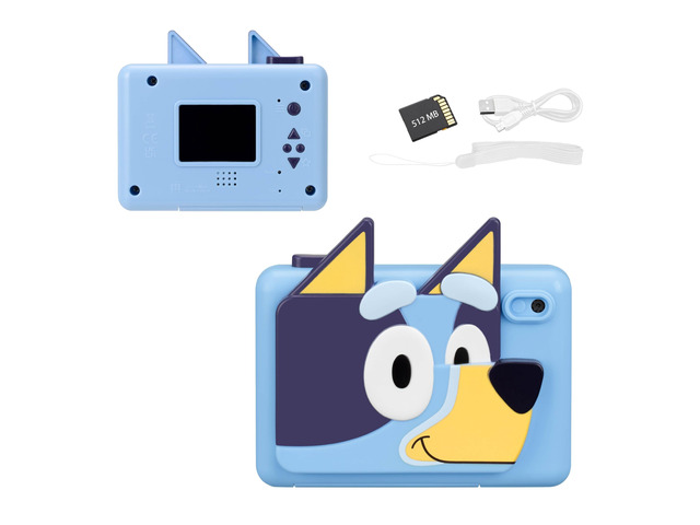 Bluey Kids Camera with SD Card, Digital Camera with Video Recording