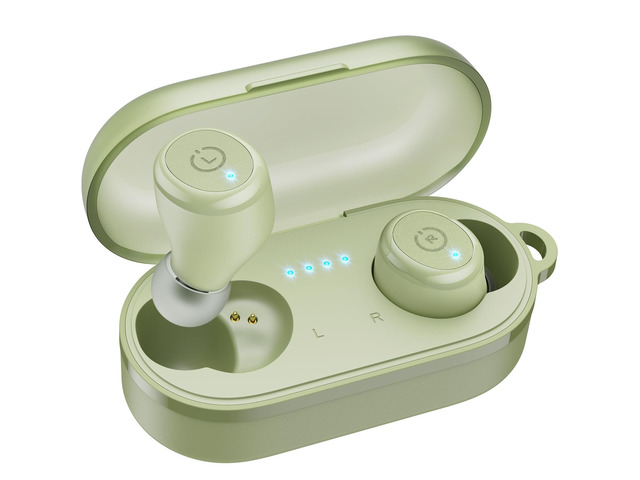 T10 Wireless Earbuds Powerful Bass Stereo Wireless Charging, APP, IPX8 Waterproof, 55H Playtime, Ergonomic Design In Ear buds, App Customize EQ,...