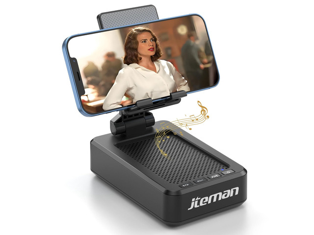 Cell Phone Stand with Bluetooth Speaker,Birthday Gifts for Men Women Big Sound & Clear Audio,Cool Tech Gadget Wireless Speaker, Unique Ideal Gifts,...