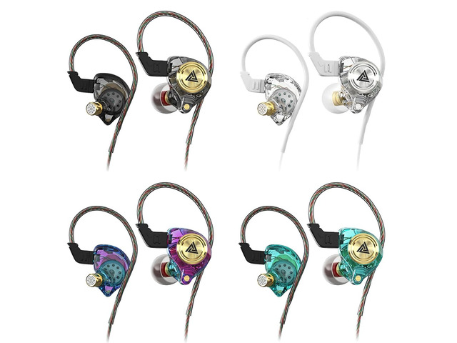 Wired Gaming Earbuds 4 Pack, Ak3file in Ear Monitors, Deep Bass Sound Wired Earbuds, HiFi in Ear Headphones with 1DD 10mm Dynamic Driver, IEM for...