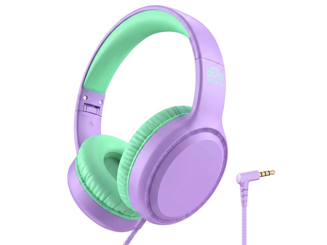 U2 Wired Headphones for Kids for School Boys Girls w/ 3.5mm Jack Foldable Lightweight Corded Head Phones On-Ear Compatible with Chromebooks Laptop...