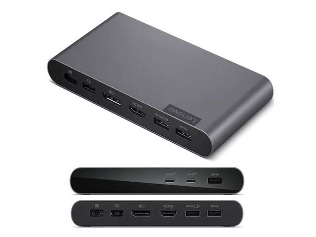 Docking Station USB-C Universal Business Dock Dual Display (1 DP 1.4 & 1 HDMI 2.0) 65W Charging for Laptop (90W Power Adapter Included) 3X USB-A...