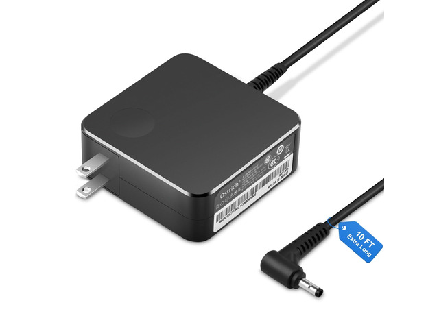 Extra Long 10FT Charger for Lenovo Laptop 65W 45W Round Tip Power Adapter Fit for Lenovo Ideapad 1 3 5, Slim 3 5 7, S340 S145 330 320 310, Flex 5 4...