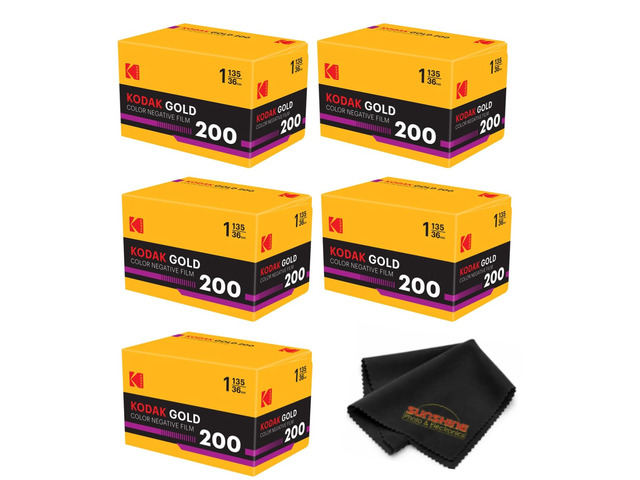 Gold 200 135-36 Film (5 Pack (New Packaging))