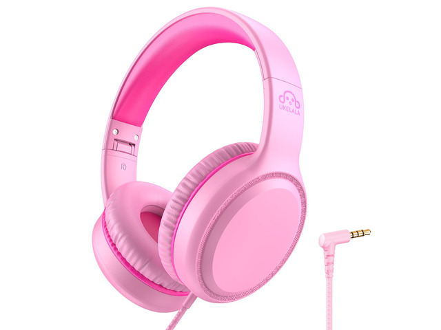 U2 Wired Headphones for Kids for School Boys Girls w/ 3.5mm Jack Foldable Lightweight Corded Head Phones On-Ear Compatible with Chromebooks Laptop...