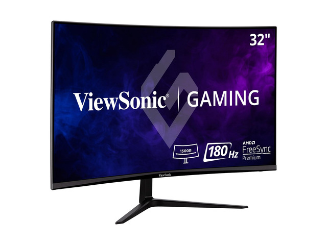 VX3218-PC-MHD 32 Inch 1080p Curved Gaming Monitor, 180Hz, 1ms FreeSync Premium, HDR10, 1500R Curve, Dual Speakers, HDMI, DisplayPort, Eye Care,...