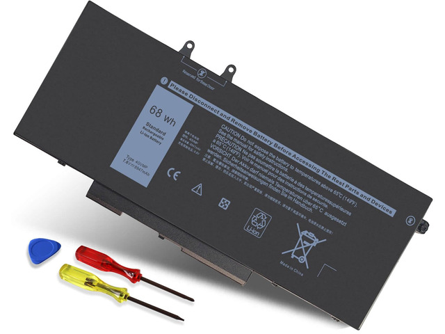 4GVMP Laptop Battery for Dell Latitude 5400 5500 5410 5510 E5400 E5500 Inspiron 7590 7591 7791 2-in-1 Precision 3540 3550 Series P84F P84F001 P42E...