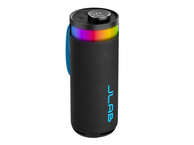 Go Party, Portable Bluetooth Speaker, Waterproof RGB LED, Midnight Black