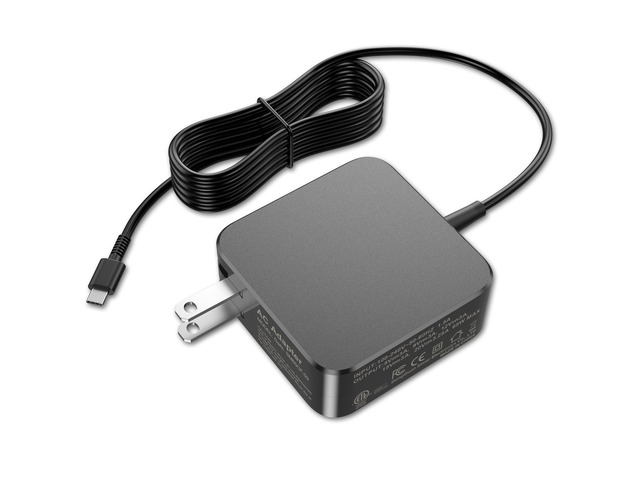65W USB C Laptop Charger Compatible with MacBook Pro/Air, Dell Latitude/XPS, HP Spectre/Envy, Lenovo ThinkPad/Yoga, ASUS ZenBook, Samsung Galaxy,...