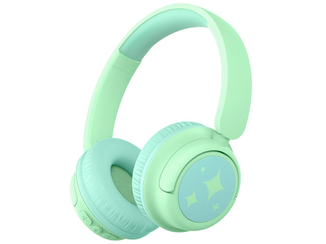 BTH22 Kids Bluetooth Headphones for Toddler Travel, 60H Play Time SafeSound Tech3.0, Stereo Sound, USB C Fast Charging, AUX Cable, Kids Wireless...