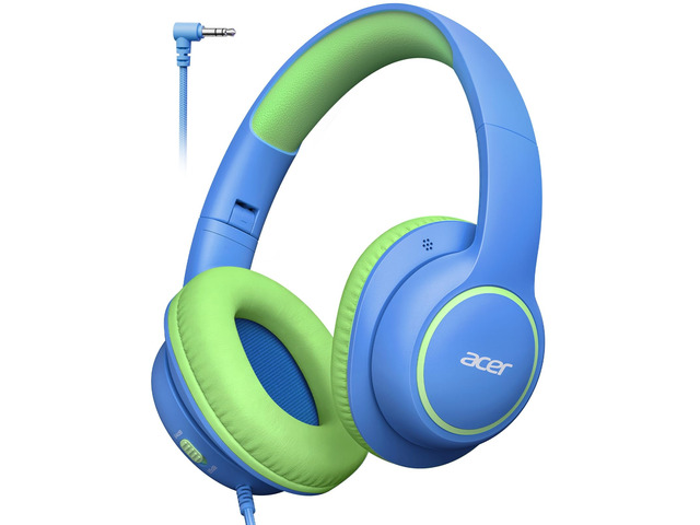 OHW328 Kids Headphones Wired for School - Over Ear Design 85/94dB Safe Volume, 3.5mm Jack Foldable Headphones for Kids Boys Girls Classroom Yoto...
