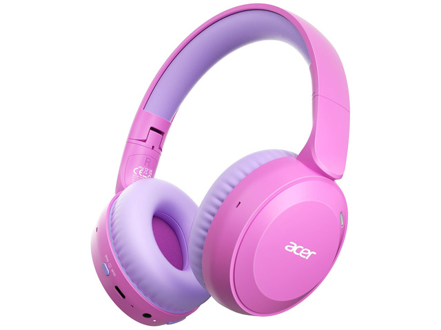 Kids Bluetooth Headphones, 85/94dB Volume Limiter, Foldable Wireless Over-Ear Headphones for iPad, Travel, 60H Playtime, Bluetooth 6.0, Built-in...