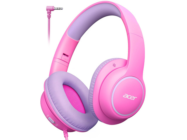 OHW328 Kids Headphones Wired for School - Over Ear Design 85/94dB Safe Volume Limit, 3.5mm Jack Foldable Headphones for Kids Boys Girls Classroom...