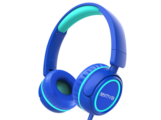Kids Headphones, V1 Wired Stereo Foldable Tangle-Free 3.5mm Adjustable On-Ear Headphones for Kids for...