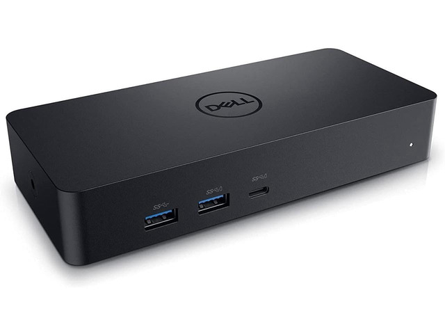 Universal Dock - D6000S, Equipped with USB-C/USB-A PowerShare Options, Connect Upto Three 4K Displays, LED Indicator, Black