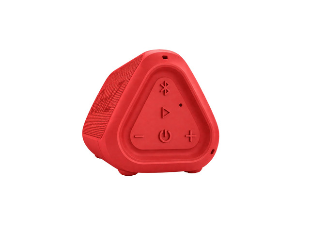 OontZ Angle Solo Compact Bluetooth Speaker, 14-Hour Playtime, Red Compact 5W Bluetooth speaker with clear sound, 100-ft range, IPX5, mic, AUX Input...