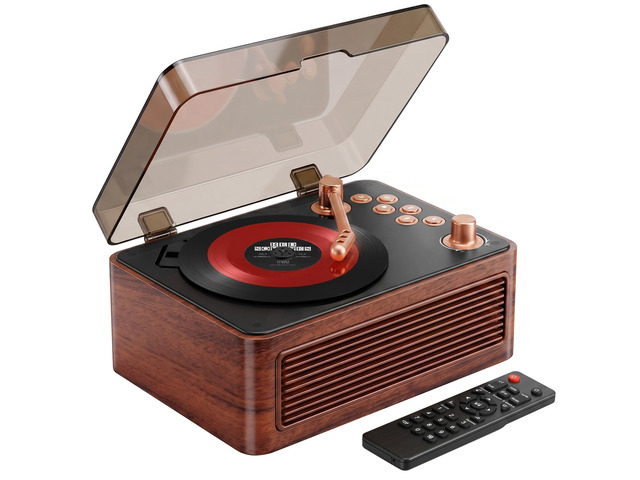 CD Player for Home Retro, Bluetooth 5.4, Hi-Fi Speaker,FM Radio Portable wood CD music player 3600mAh rechargeable battery, room decor,vintage...