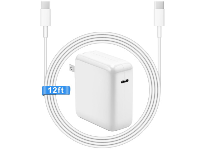 MacBook Air MacBook Pro Charger with 12FT Extra Long Type C Charging Cable 118W 96W 87W 61W USB Type C(USB-C) Fast Power Adapter, Compatible with...