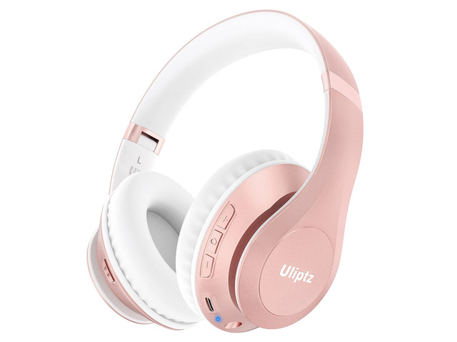 Bluetooth Headphones Over Ear, Wireless HiFi Stereo Foldable Headset 65H Playtime, Bluetooth 6.0, 6 EQ Modes, Built-in Mic, Deep Bass Stereo,...