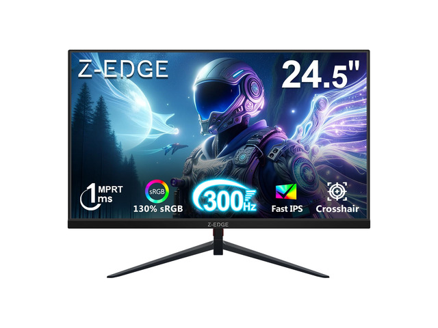 Z-Edge 24.5 inch 300Hz 280Hz 240Hz Gaming Monitor,FHD 1080p, MPRT 1ms UG25S IPS Monitor Gaming, PC Computer Monitor, 16.7M Colors, DP x2, HDMI x2,...