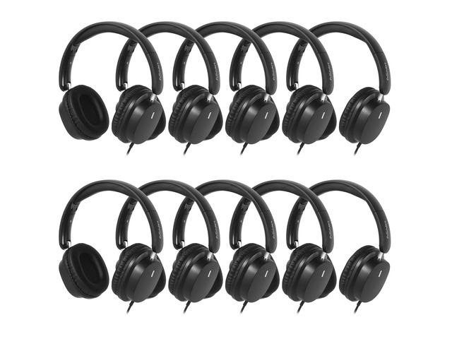 Kids Wired Headphones for School, 10-Pack, Foldable with Mic Stereo sound, Comfortable over-ear fit, Foldable design, 3.5 mm jack, Ideal for...