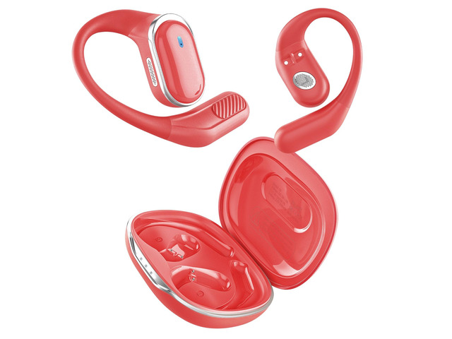 Open Ear Wireless Earbuds Bluetooth Headphones, 80H Playtime Stereo Ear Buds with ENC Noise Cancelling, Fast Charging, IPX7 Waterproof Sports...