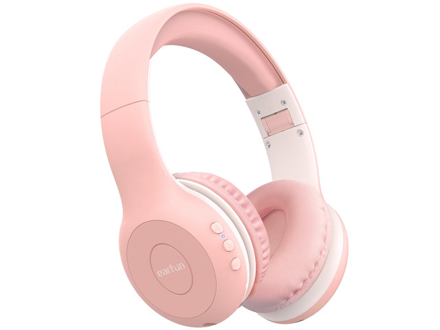 K2 Kids Bluetooth Headphones for School, Kids Headphones with Mic Volume Limited, 40H Playtime, Built-in Mic, Stereo Sound, Foldable Over-Ear...