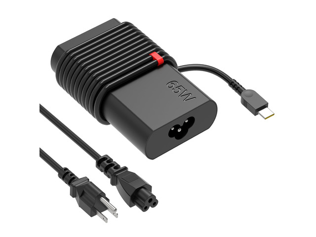 Slim 65W 45W USB C Laptop Charger Compatible with Lenovo Thinkpad Yoga Chromebook Computer Type C Fast Charging Power Cord AC Adapter