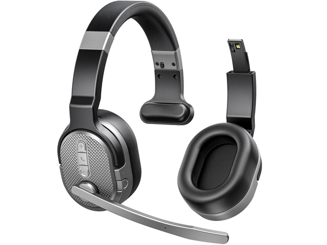 Trucker Bluetooth Headset, Wireless Headset with Mic for Work Trucker Headset with Noise Cancelling Headphones, Long Battery Life Bluetooth...