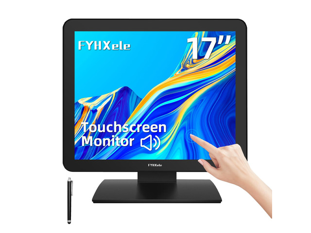 17 Inch Touch Screen Monitor for POS Restaurant Retail Kiosk 1280x1024 75Hz SXGA Touchscreen Display with HDMI & VGA Port, 10 Point Touch, Desktop...