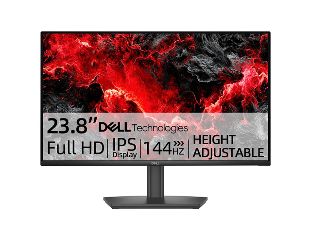 24' FHD 144Hz Monitor, Height Adjustable, IPS LCD Monitor, 1ms MPRT, FreeSync, Ultra Thin bezels, 1000:1, Anti Glare, Low Blue Light, Flicker Free,...
