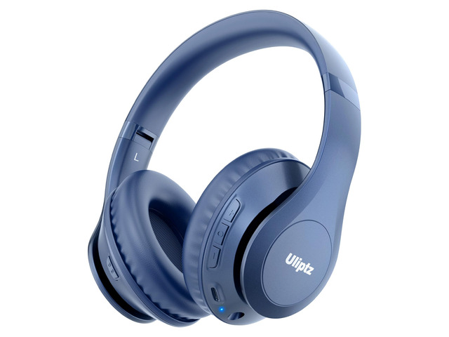 Bluetooth Headphones Over Ear, Wireless HiFi Stereo Foldable Headset 65H Playtime, Bluetooth 6.0, 6 EQ Modes, Built-in Mic, Deep Bass Stereo,...
