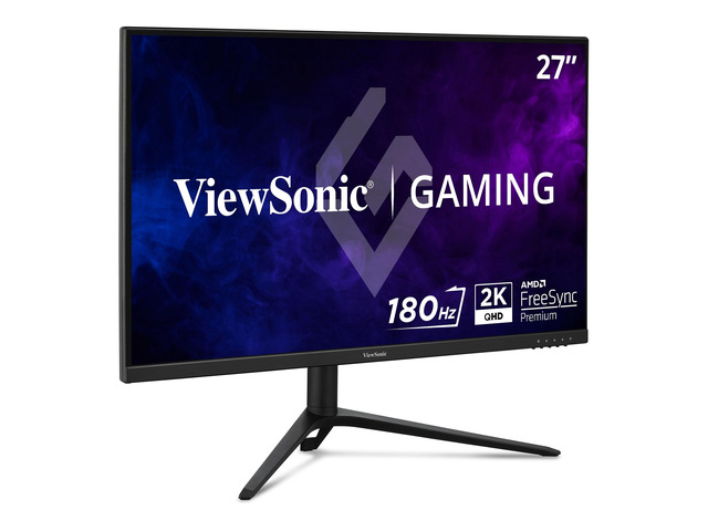 VX2728J-2K 27 Inch 1440p IPS Gaming Monitor, 180Hz, 0.5ms FreeSync Premium, G-Sync Compatible, HDR10, HDMI 2.1, DisplayPort, Height Adjustable...