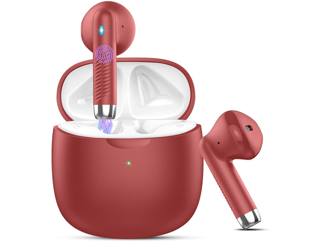 Wireless Earbuds, Bluetooth 5.4 Headphones in Ear with Noise Cancelling Mic, Bluetooth Earbuds Stereo Bass, IP7 Waterproof Sports Earphones, 32H...