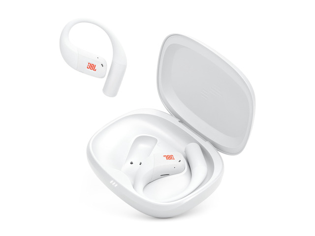 Endurance Zone Open Ear Earbuds, Waterproof, Secure Fit - White IP68 Waterproof Design, up to 32-Hour Playtime With Quick Charge, Secure Earhooks...
