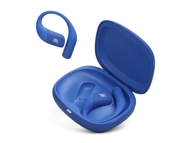 Endurance Zone Open Ear Earbuds, Waterproof, Secure Fit - Blue IP68 Waterproof Design, up to 32-Hour Playtime With Quick Charge, Secure Earhooks...