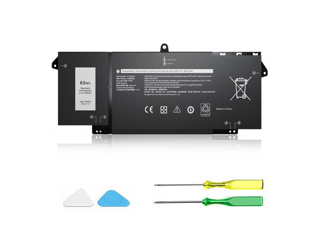 7FMXV Laptop Battery Replacement for Dell Latitude 5320 7320 7420 7520 Series TN2GY 0TN2GY 9JM71 4M1JN 1PP63 727CG MHR4G HDGJ8 CN-0727CG CN-0TN2GY...