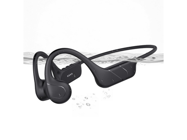 Bone Conduction Headphones IPX8 Waterproof Swimming Earbuds for Running Underwater Wireless Headset with MP3 Mode, 12H Playtime, Built-in Memory...