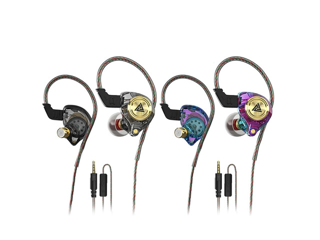 Wired Gaming Earbuds 2Pack, Ak3file in Ear Monitors, Deep Bass Sound Wired Earbuds, HiFi in Ear Headphones with 1DD 10mm Dynamic Driver, IEM for...