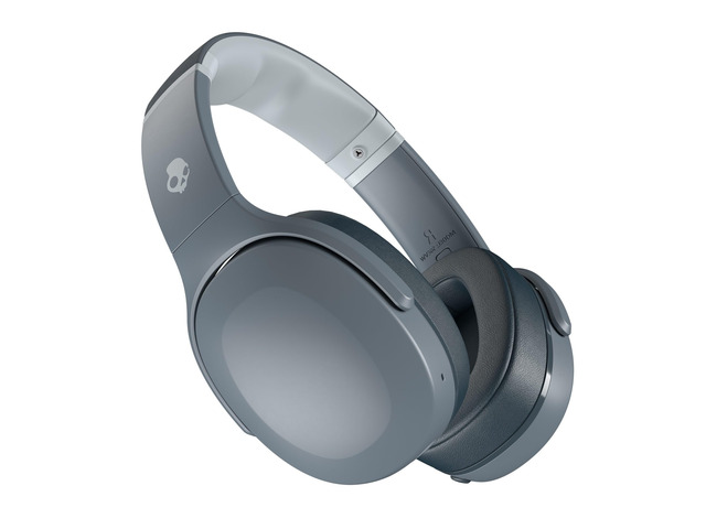 Crusher Evo Wireless Bluetooth Headphones with Extra USB-C Charging Cable, Multi-Sensory Bass, Noise Isolating Over-Ear Fit, 40 Hours Battery,...
