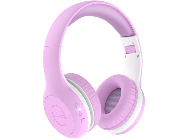 K2 Kids Bluetooth Headphones for School, Kids Headphones with Mic Volume Limited, 40H Playtime, Built-in Mic, Stereo Sound, Foldable Over-Ear...