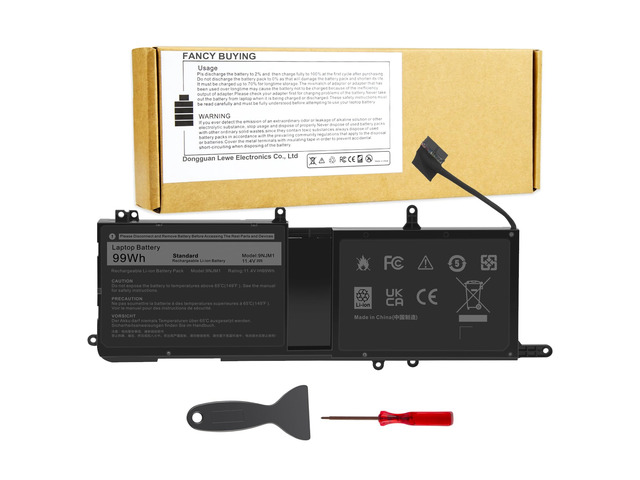 9NJM1 44T2R MG2YH Laptop Battery for Dell Alienware 15 R3 R4 17 R4 R5 Series P31E P69F P31E001 P31E002 P69F001 P69F002 HF25D 01D82 546FF 0546FF...