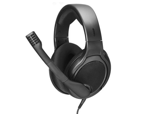 PC38X Gaming Headset Open-Back Over-Ear Design with Noise-Cancelling Mic, Velour Earpads Compatible with PC, PS5, PS4, Xbox, Switch, Mobile Black