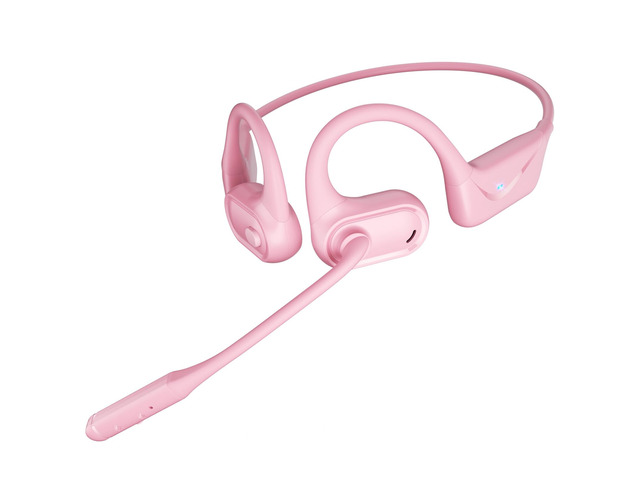Open Ear Headphones with Mic, 29g Bluetooth Headset, Air Conduction Headphones with Dual Device Connection & Mute, Wireless Headset with Mic for...