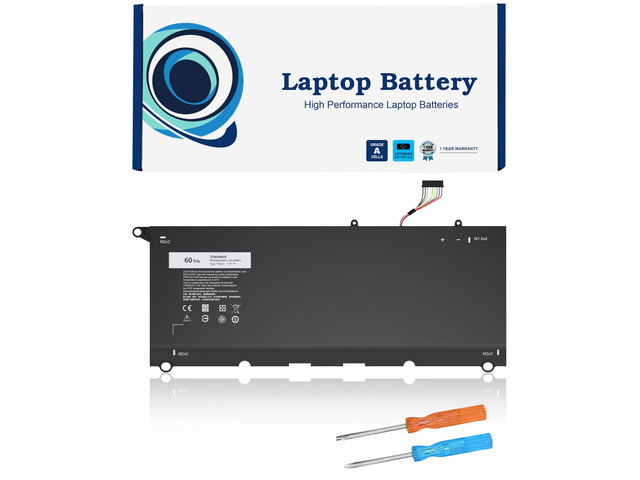 PW23Y Laptop Battery Replacement for Dell XPS 13 9360 13-9360-D1605G 13-9360-D1605T 13-9360-D1609 13-9360-D1609G 13-9360-D1705G 13-9360-D1805T...