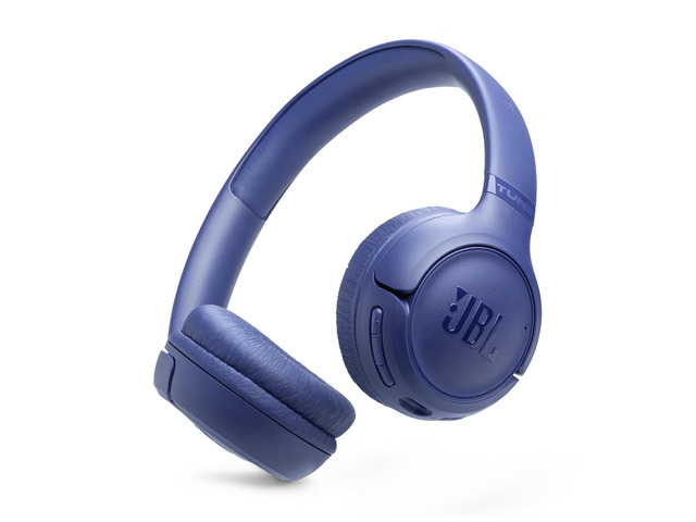Tune 530BT - On-Ear Bluetooth Headphones - Blue Pure Bass Sound, Customize your sound with the Headphones App, 2 beamforming mics for perfect calls