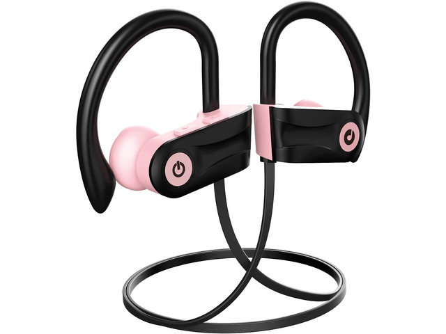 Bluetooth Headphones Wireless Earbuds Headsets Wireless Earbuds Bluetooth Earphones IPX7 Waterproof 15 Hours Playtime Running Sports Workout