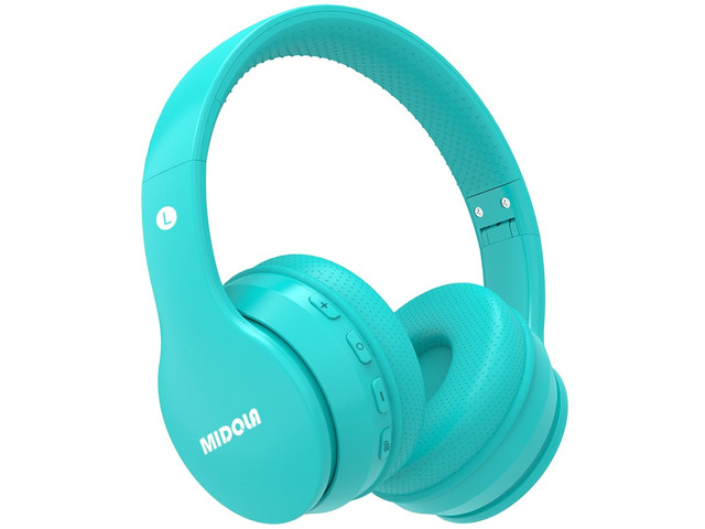 Kids Bluetooth Headphones Wireless 68 Hours,Safe Volume Limit 85/94dB Adjustable Headband Foldable Over-Ear Lightweight Headsets for Toddler Girls...